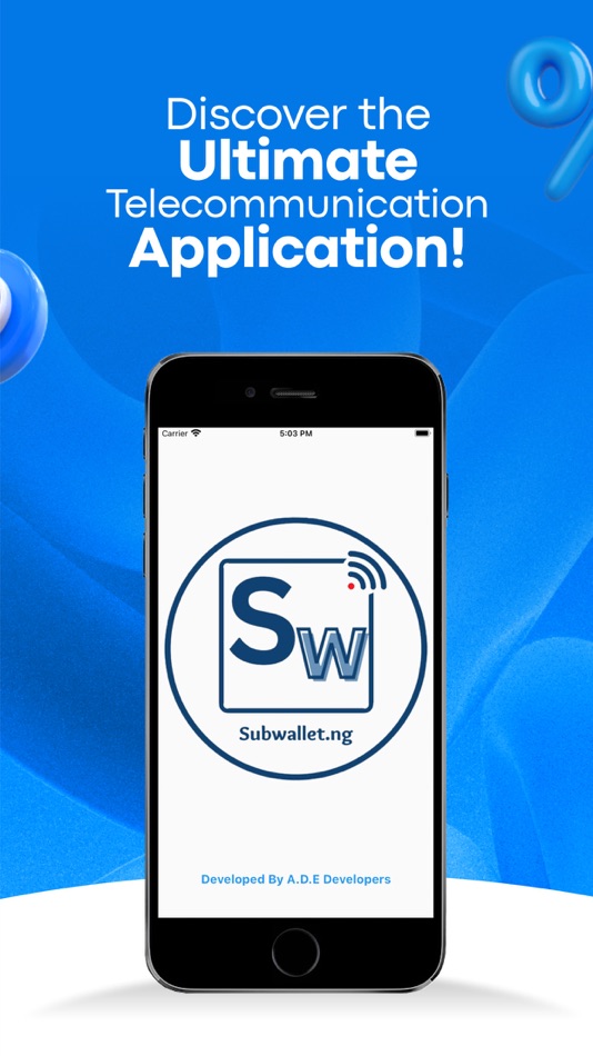 #1. Subwallet Telecom (iOS) 由: Adejesuyemi Elijah