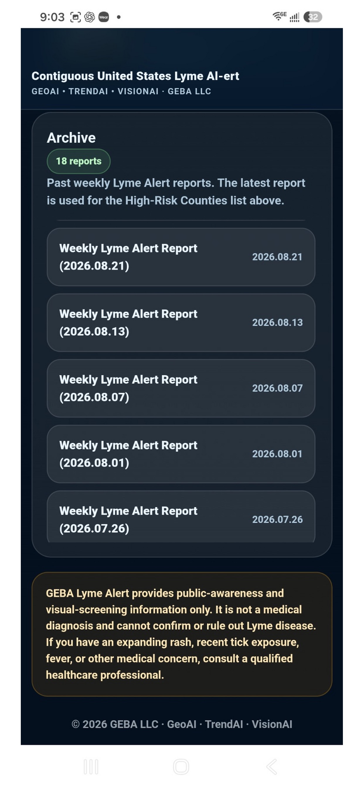 Screenshot 4 of Lyme AI-ert