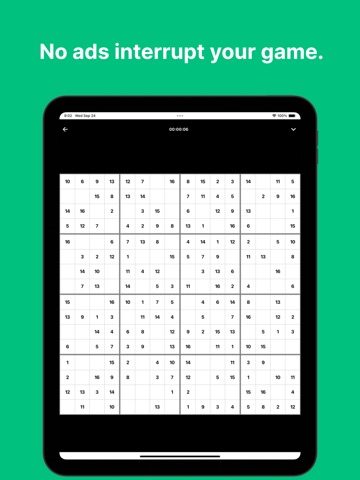 Giant Sudoku iPad screenshot