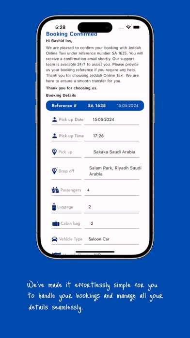 Jeddah Airport Taxi Screenshot