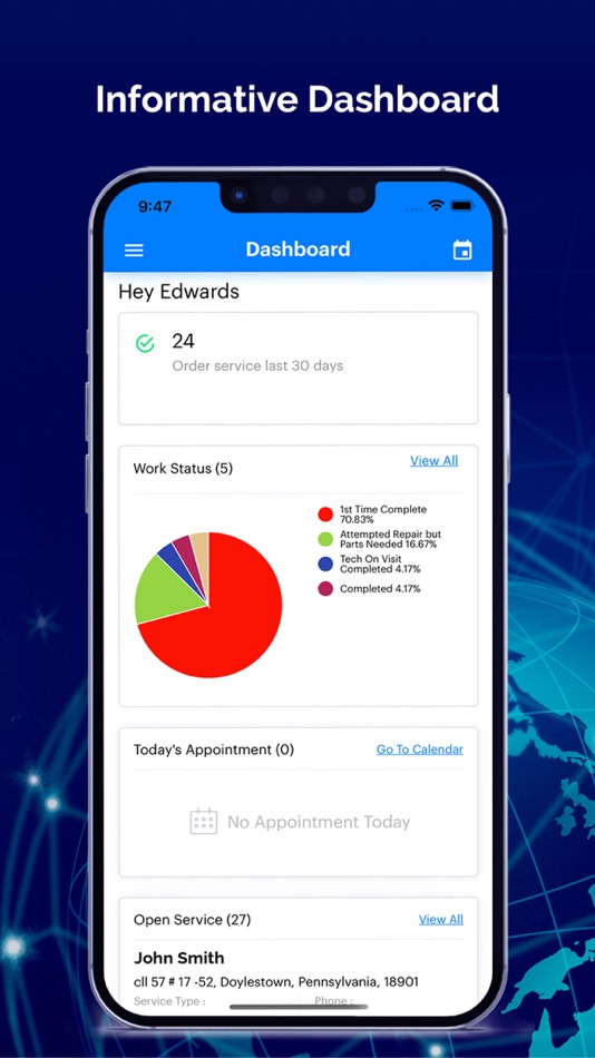 #1. Service Hub CRM - Client (iOS) Podle: Service technologies Inc (Apps)