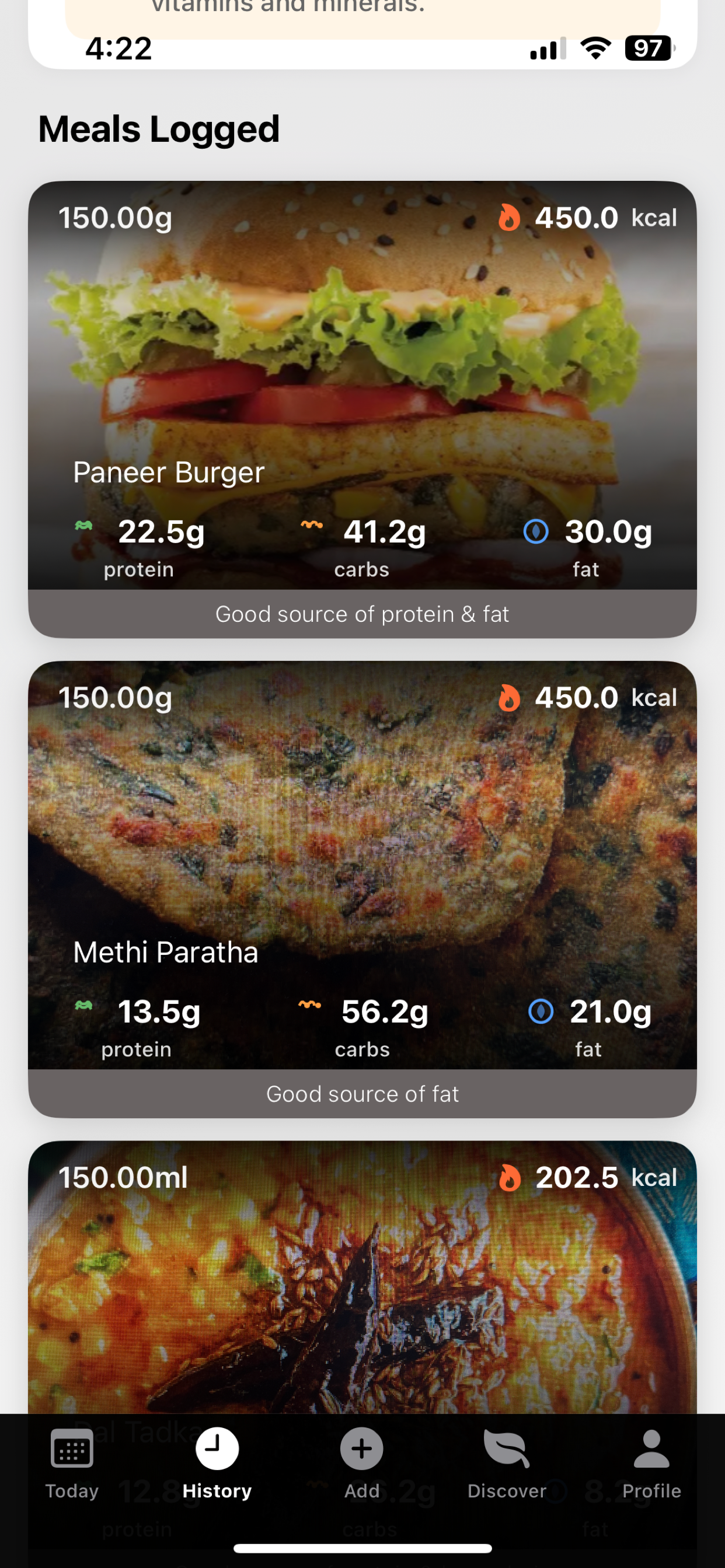 Bitezo - Nutrition Tracker