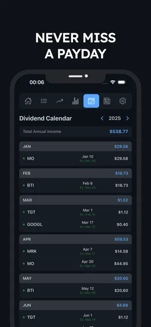My Dividends: Income Tracker screenshot 2