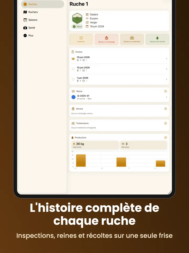 Hivey sur iPad : capture d’écran 3 sur 7