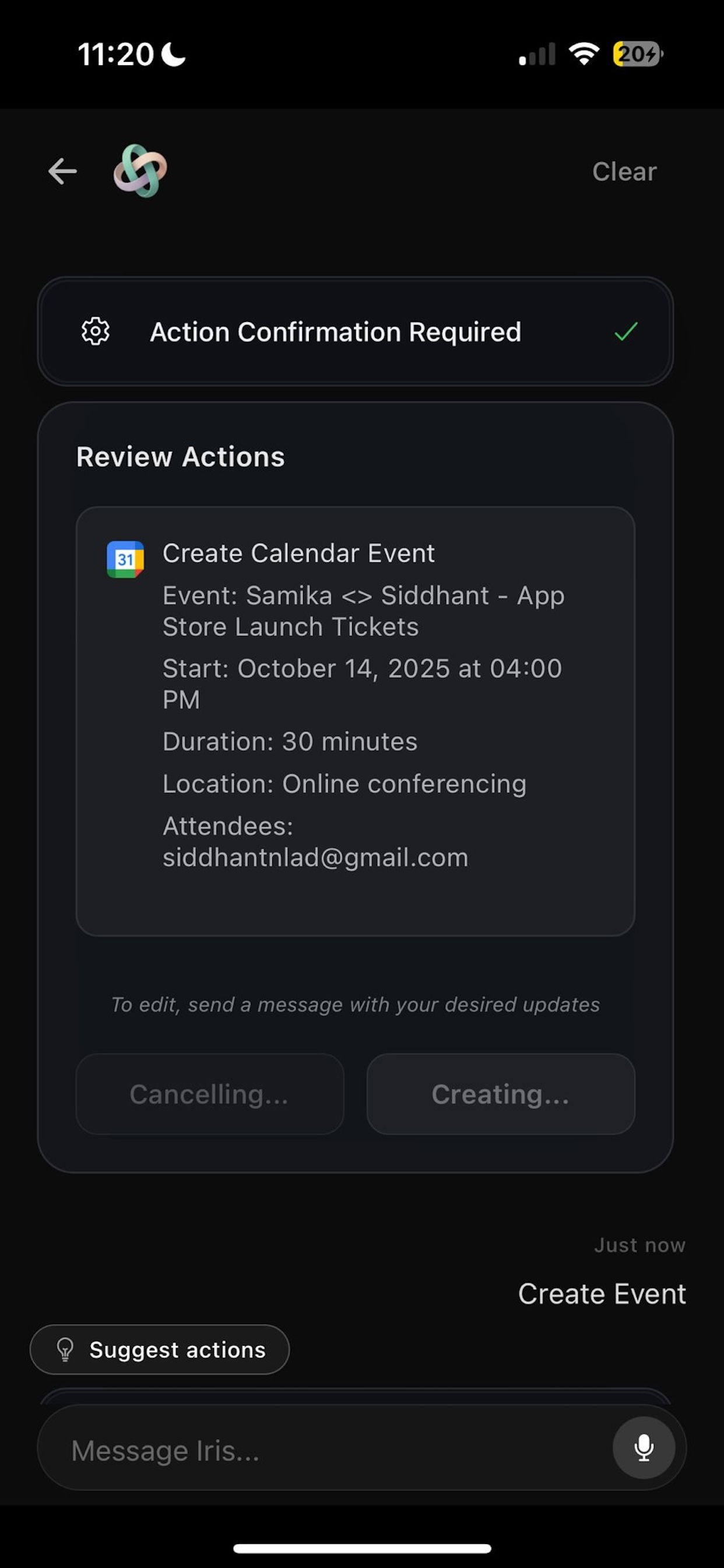 Iris - Personal Assistant screenshot 3