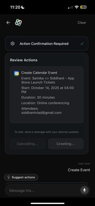 Iris - Personal Assistant Screenshot 3 of 4