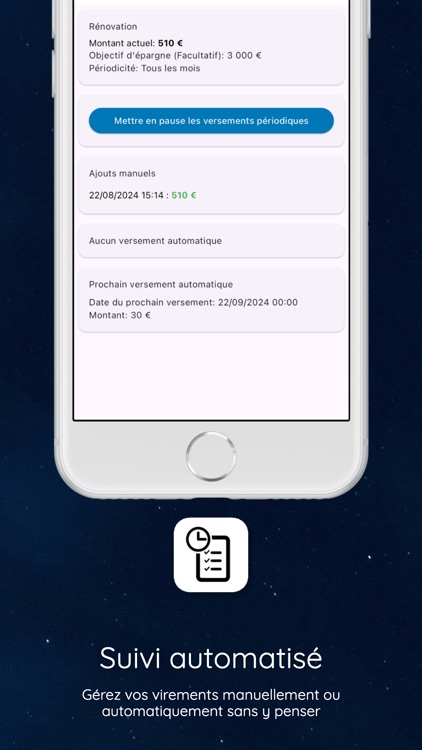 Épargnes de précaution screenshot-3
