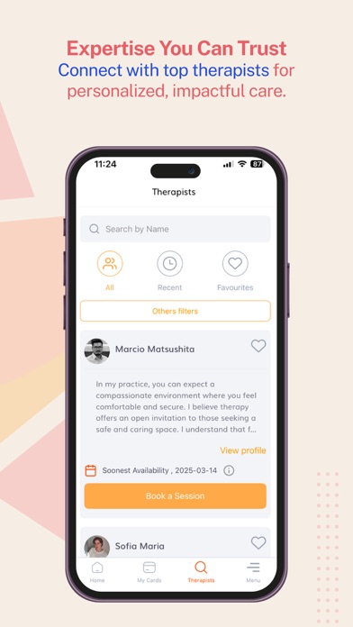 Starbem Online Therapy Screenshot