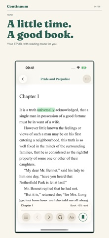 Continuum: Read & Listen Screenshot 4