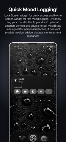 MoodState iPhone screenshot