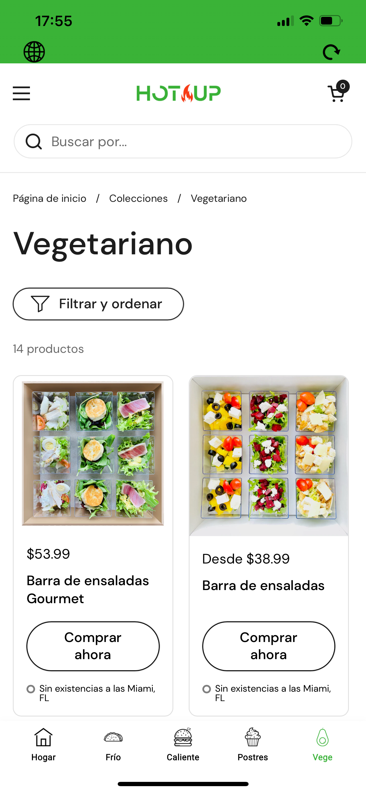Hot Up - fresh food screenshot 6