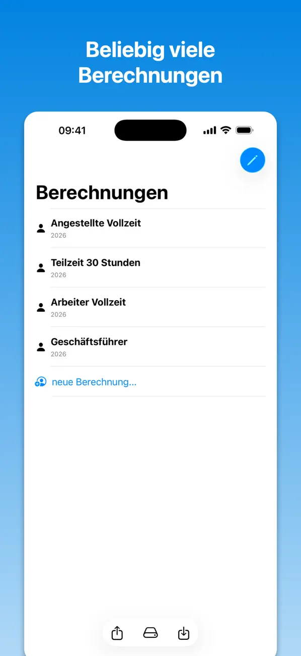 Screenshot #2 pour BruttoNetto – Gehaltsrechner