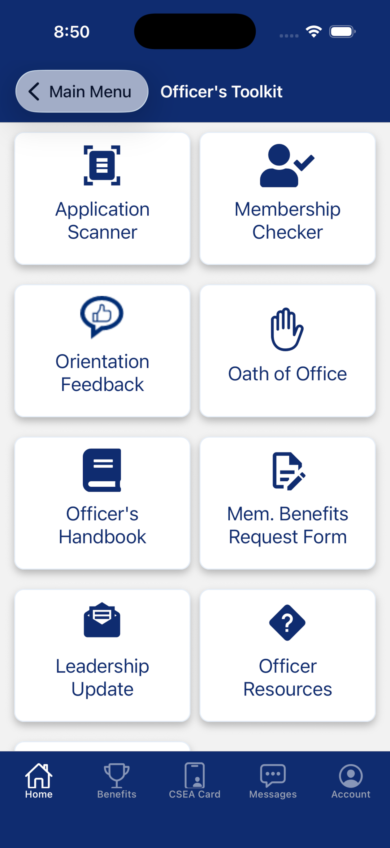 My CSEA screenshot 7
