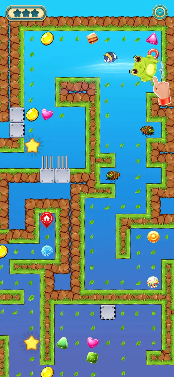 Screenshot #3 pour FrogSugar Rush Games