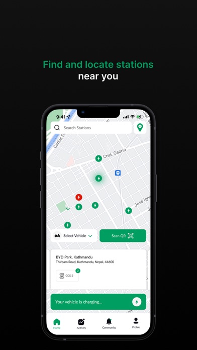 Heritage Charge Point Screenshot