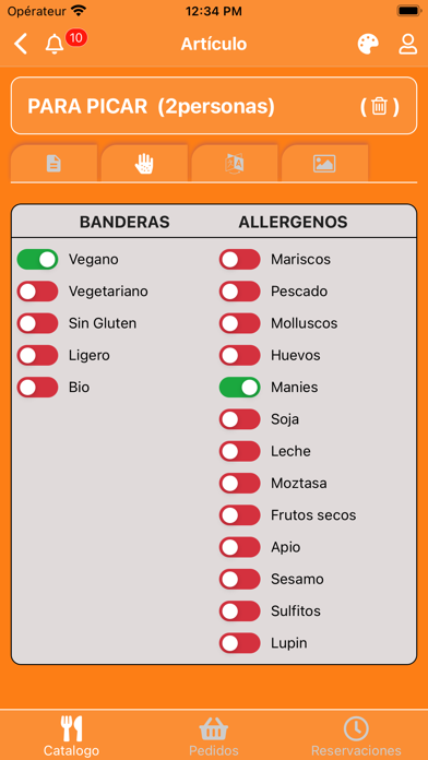MenuSVP Management Screenshot