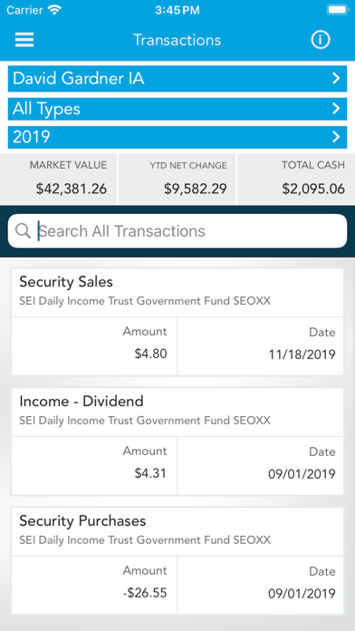 Bell Bank Wealth Management Screenshot