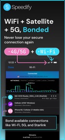 Speedify: Bond Satellite + 5G screenshot