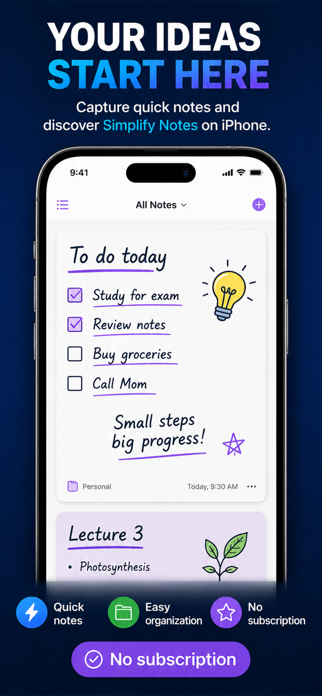 Simplify Notes: PDF Notebook Screenshot 1 of 2