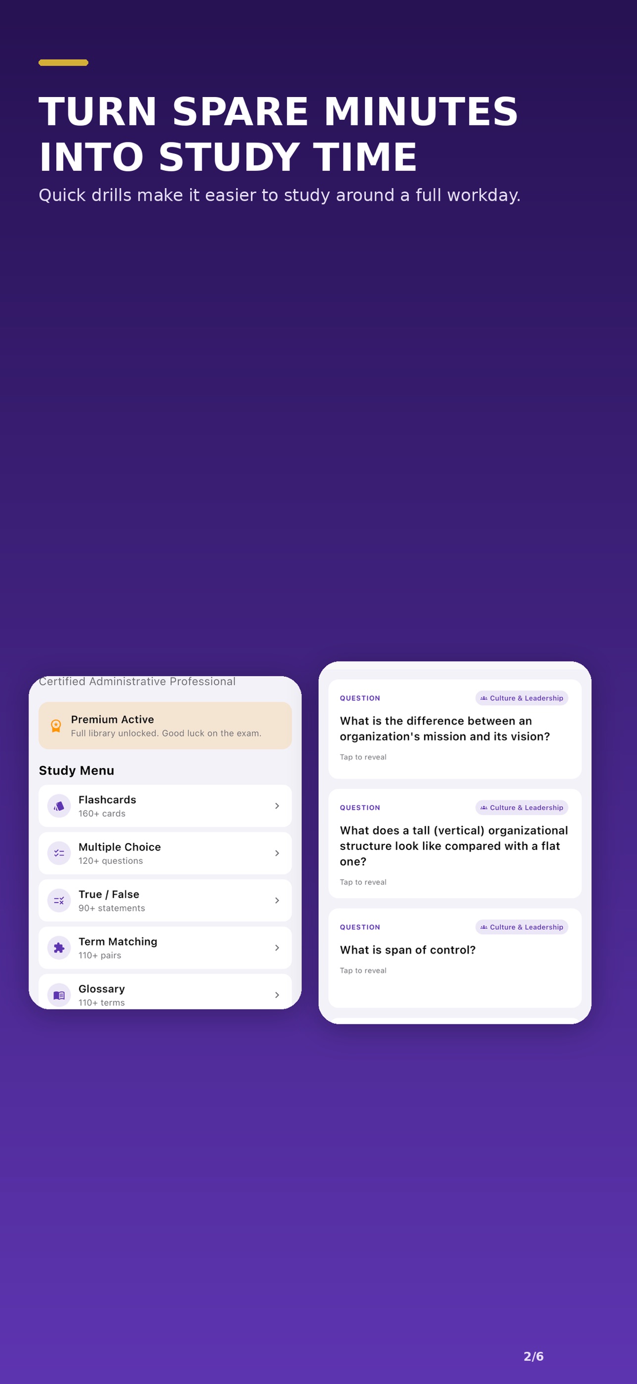 Screenshot 2 of CAP Admin Exam Study Guide