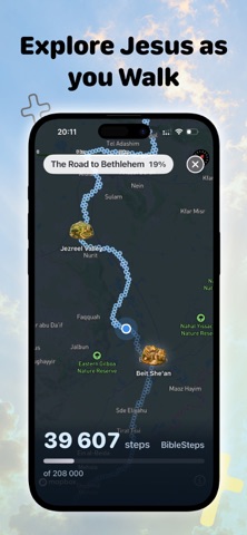 HolySteps: Bible Walking Screenshot 1 of 4