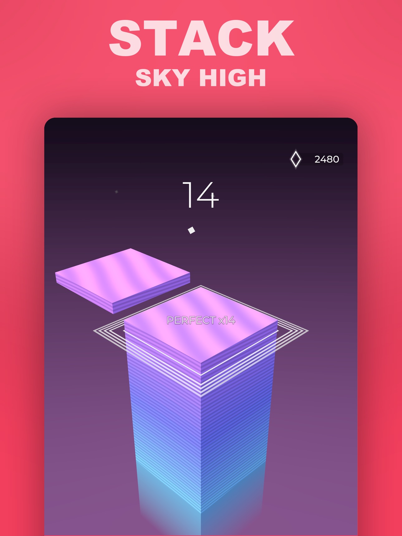 Screenshot 5 of Stack: Tap Tower Builder