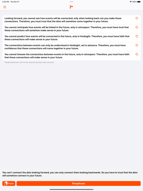 Screenshot #6 pour AI reformulation tool