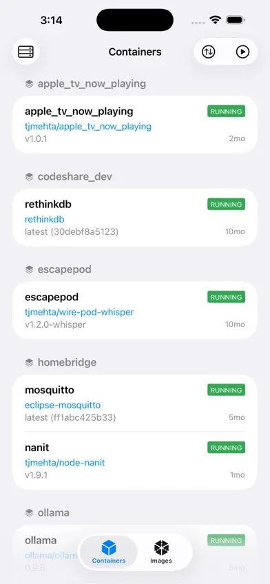 Dockerman: Docker Client screenshot 1