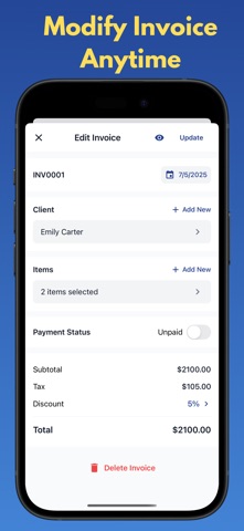 Easy PDF Invoices Invoice Guru screenshot