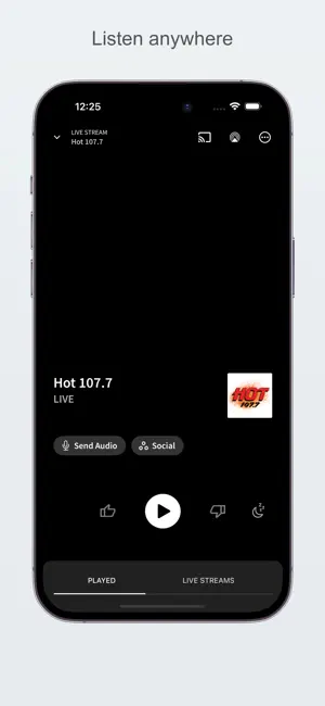 Hot 107.7 screenshot 2