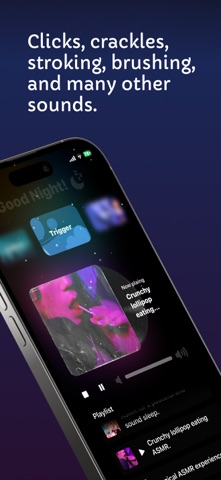 ASMR Sleep Relaxing Meditation iPhone screenshot