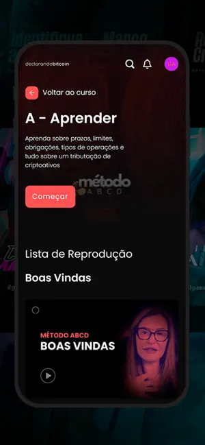 Declarando Bitcoin screenshot 1