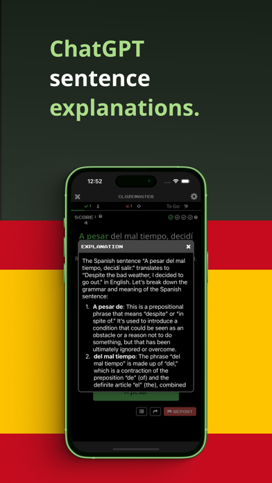 Clozemaster Spanish Screenshot