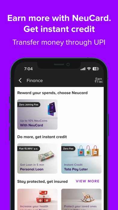Tata Neu:Shop, Travel, Finance Screenshot