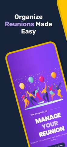 Joynly Reunion Planner screenshot