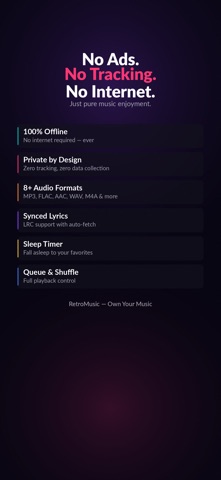 RetroMusic: MP3 & FLAC Player screenshot