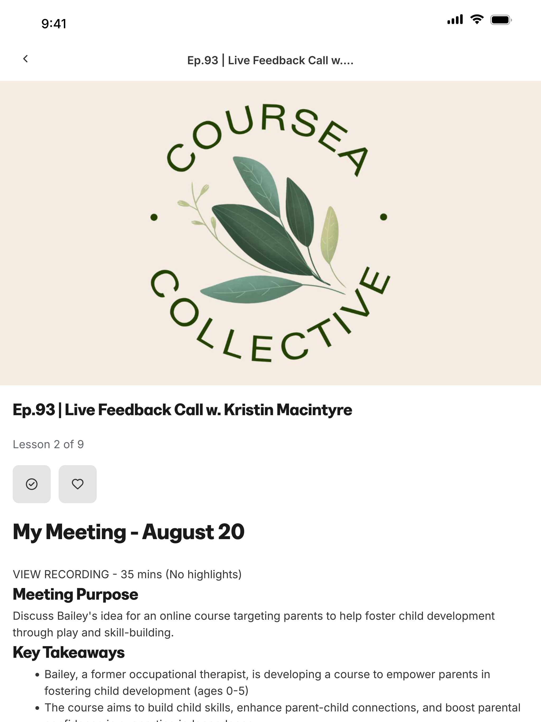 Coursea Collective screenshot 6