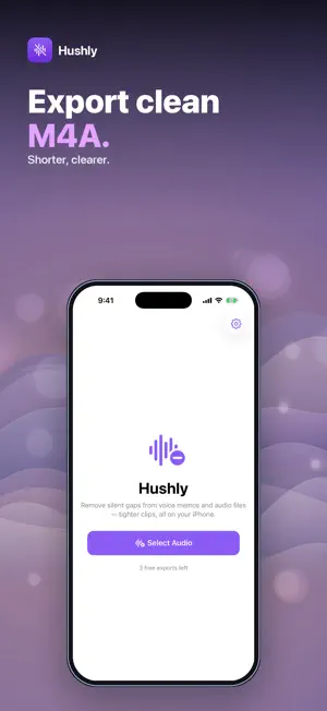 Hushly: Remove Audio Silence screenshot 3