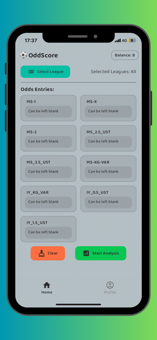 Oddscore Screenshot 1 of 3