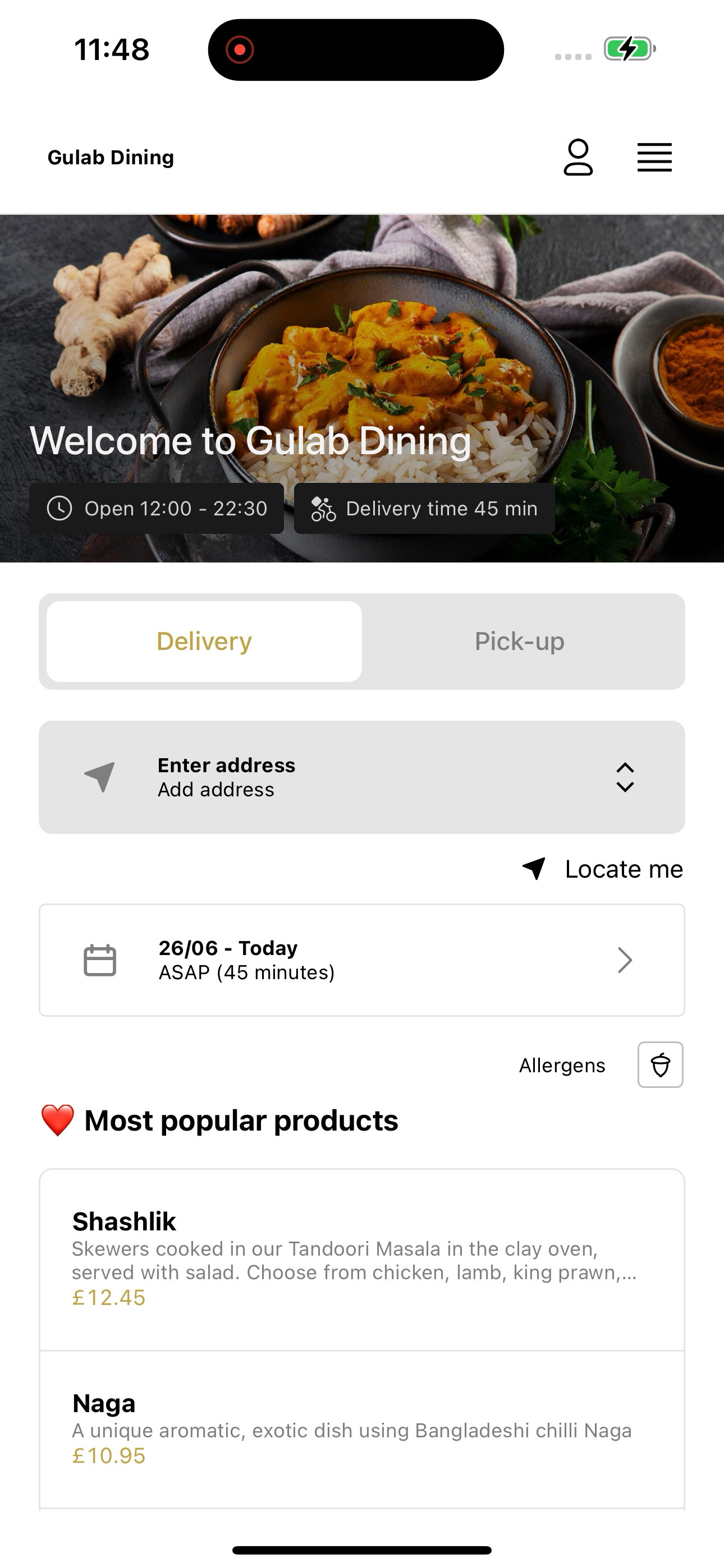 Gulab Dining UK screenshot 6