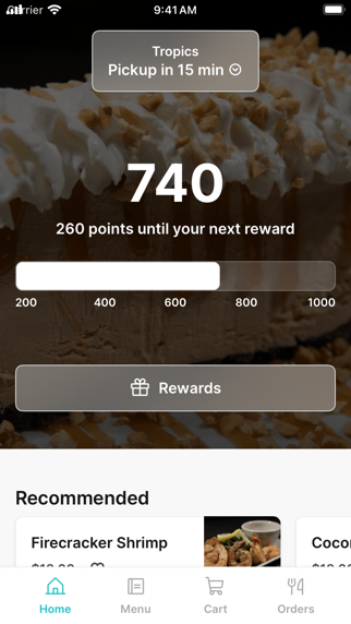 Tropics app screenshot