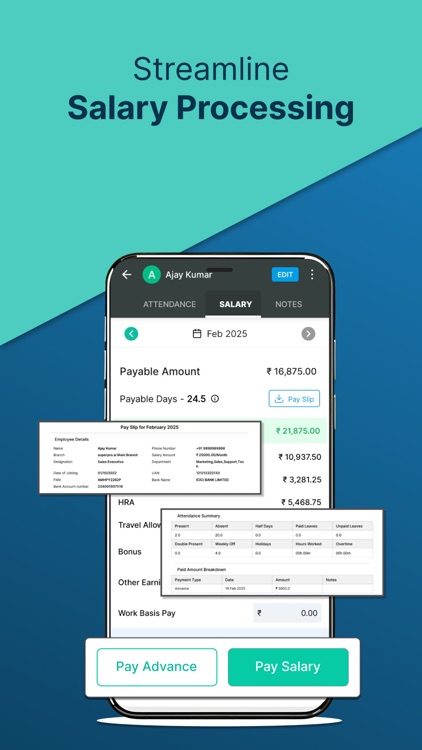 SalaryBox- Attendance, Payroll screenshot-3