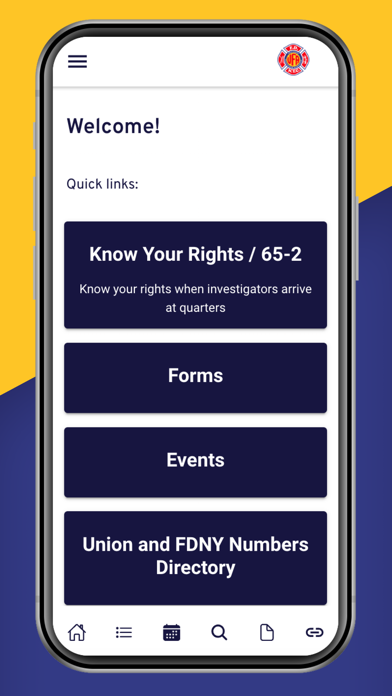 Screenshot 1 of UFA NYC Delegates App App