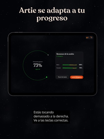 Artie: Aprende piano con IA iPad screenshot 3