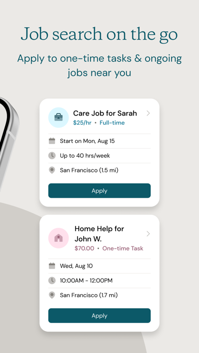 Helper: Jobs on Herewith Screenshot