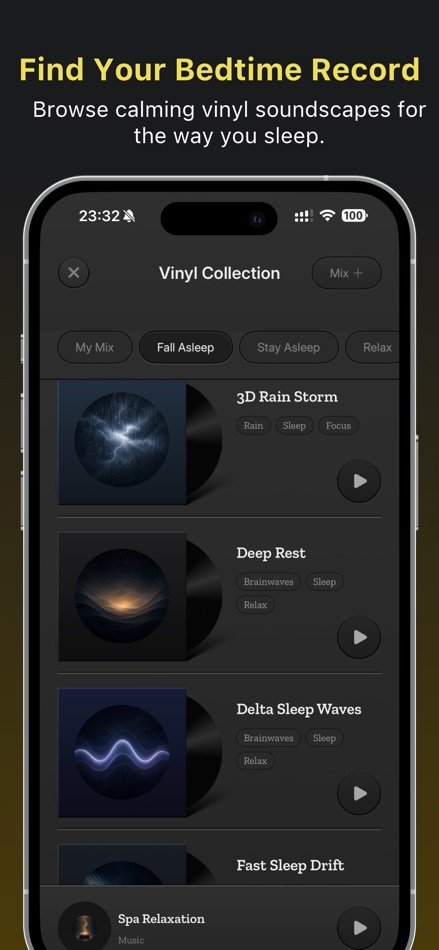 #3. Vinyl Sleep Sound Machine (iOS) By: Better Sleep Rise Elite
