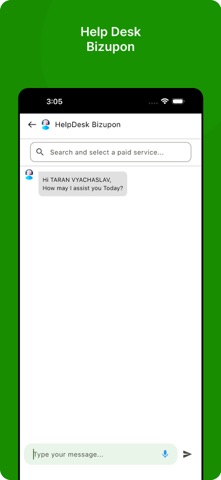 Bizupon screenshot