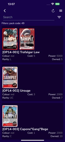 OPBinder screenshot