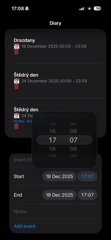 RoOp-Diář screenshot
