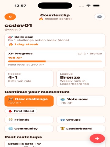 CounterSwipe iPad screenshot